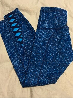 lululemon athletica Navy & Bright Blue Printed High-Rise Leggings